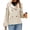 Beige, variant on Double Breasted Women Long Sleeved Casual Trench Coat Lapel Jacket