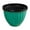 Green, variant on ZZERHUOO Large Ribbed Planter Pots For Indoor Outdoor Garden Lightweight Durable Flower Pot With Hole Recyclable Design Shelving for Retail Store Floor Vase for Animal Flower Pot Feet Resin Flower 20