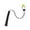 Black, variant on AOOOWER Portable Golf Practice Training Rope Elastic Training Aids Rope Golf Accessories