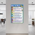 thumbnail image 2 of Educational How to Pray Poster Toddler And Child (1) Canvas Painting Posters And Prints Wall Art for Living Room Bedroom Decor Poster., 2 of 4
