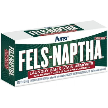 Purex Fels-Naptha Laundry and Stain Remover Bar, 5 oz