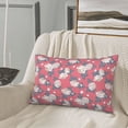 thumbnail image 5 of Xecao Rose Flowers for Decorative Throw Pillow Case for Couch,Sofa or Bed Set,Pillow Cover for Sofa Home Decor Ideal Gift-16"x24", 5 of 6