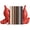 Red, variant on Hippo Bookends, Heavy Resin Acrobatic Hippo Bookends Ends Book Ornament Creative Hippo Notebook Holder Farmhouse Cool Modern Small for Various Types of Books