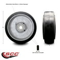 thumbnail image 2 of 10" x 3" Rubber Tread on Cast Iron Keyed Drive Wheel - 20mm Bore- Service Caster, 2 of 2