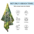 thumbnail image 3 of Cute Koala Microfiber Lightweight Beach Towel Quick Dry Absorbent Thin Towels for Swimming Pool Camping Beach Easy for Vacation Essentials, 3 of 7
