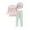 Pink, variant on Gaexia Girls Fall Outfits 2 Piece Set Cute Print Hoodie with Soft Leggings Toddler Casual Wear for Comfortable Daily Use,Pink,5-6 Years