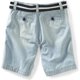 thumbnail image 2 of Aeropostale Mens Railroad Stripe Belted Casual Chino Shorts, Azul, 30 Aeropostale chino, 2 of 2