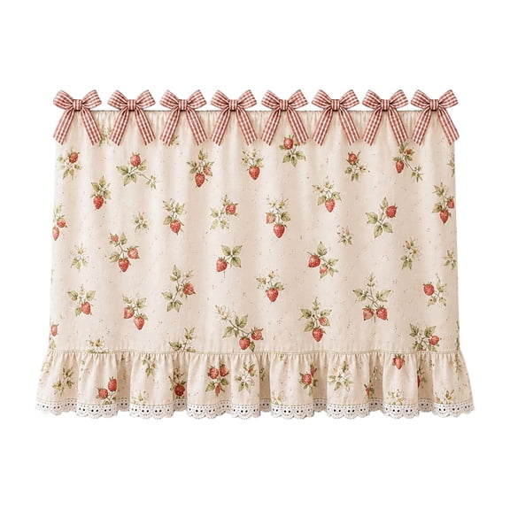 Decorative Oven Cover, Washable Reusable Oven Skirt for Kitchen, Dust and Oil Stain Blocking Front Appliance Cover for Home Kitchen Decor