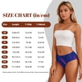 thumbnail image 4 of Fotbe Neon Gradient Blue Calzones Estampados para Mujer – Ropa Interior de Algodón, Cómoda, Suave y Elástica-XX-Large, 4 of 6