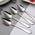 thumbnail image 1 of 1PCS Thick Stainless Steel Grapefruit Spoon Dessert Spoon Serrated Edge Ice Tea Dessert Spoon Tableware Kitchen Accessories, 1 of 7