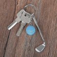 thumbnail image 2 of 9 Pcs Fashionable Metal Golf Keychain Golf Key Rings, Mini Golf Keychain Golf Keyring Gift For Man, Woman, Kid, 6 Colors, 2 of 5
