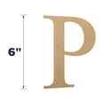 thumbnail image 2 of Wooden Greek Letter Rho - Fraternity/Sorority - Premium MDF Wood Letters (6 inch, Rho), 2 of 5