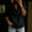 Black, variant on OGLCCG Womens 3/4 Sleeve Tops Trendy Draped Cowl Neck Tunic Shirts Office Business Blouse Dressy Casual Outfits