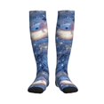 thumbnail image 3 of Compression Socks for Women and Men - Winter Axolotl in Frozen Pond A Compression Socks Circulation for Workout, 3 of 8