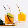 thumbnail image 1 of Reusable Stainless Steel Hot Drinking Straw Tea long Filter Tea Long Barware Strainer Stirring Steel Spoon Tea Infuser, 1 of 8