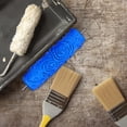 thumbnail image 2 of Diy Patterned Paint Roller Decorative Rubber Roller With Plastic Handle For Home Wall Decoration Texture Paint Roller For Walls Refillable Paint Roller Kit, 2 of 8