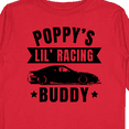 thumbnail image 4 of Inktastic Poppy's Lil' Racing Buddy with Car Silhouette Boys or Girls Long Sleeve Toddler T-Shirt, 4 of 5