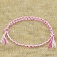 thumbnail image 4 of RSAMD Boho Style Simple Lucky Four Strand Color Handmade Woven Thread Wrap Braceljo-A22, 4 of 9