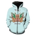 thumbnail image 1 of Sudadera con capucha y cremallera estilo hawaiano de isla tropical para hombre, ropa de calle con estampado 3D, chaquetas y sudaderas, primavera 2024, gran oferta, 1 of 6