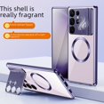 thumbnail image 4 of Adecuado para Samsung S24Ultra soporte de aromaterapia carcasa de teléfono móvil S23Ultra gafas ventana grande carcasa magnética de succión magnética King, 4 of 5