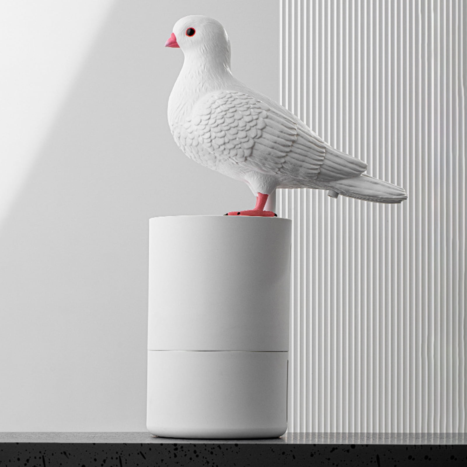 Koiauber Pigeon Shape Soap Dispenser Automatic Induction Foam Hand Washer Fine Foam Touchless Automatic Sensing Hygienic Foam Dispenser