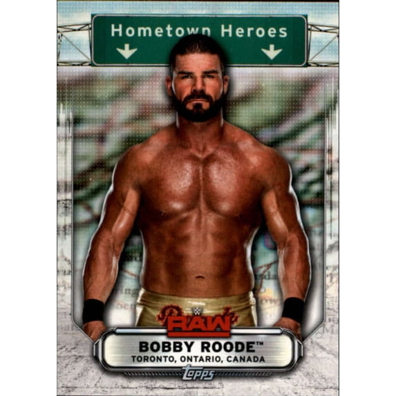 2019 Topps WWE Raw Hometown Heroes #HH-8 Bobby Roode Wrestling Trading ...