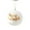 B, variant on LSLJS 6Pcs Christmas Tree Ball Ornaments - 2.36" White Flocked Christmas Balls with Gold Stamping Reindeer Snowflake Shatterproof Sparkling Christmas Tree Letter Pendants Xmas Hanging Bauble Sphere