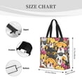 thumbnail image 4 of Naloa Cute Cat Cartoon Tote Bag for Women, Foldable Tote Bag With Zipper, Large Shoulder Bag, Top Handle Handbag for Travel, Work, Shopping, 4 of 9