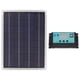 thumbnail image 5 of Kit de cargador de batería de panel solar, panel solar de silicio monocristalino de 20 W, 18 V, 50 A, MPPT, controlador estabilizador de voltaje USB dual para vehículos recreativos al aire libre, 5 of 5