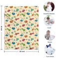 thumbnail image 4 of Colorful Cartoon Dinosaurs Geometric Pattern Blanket,Comfortable Soft Lamb Wool Throw Blanket,All Season,Warm Lightweight Blankets for Sofa Bed Couch Living Room Chair,30"x40", 4 of 4