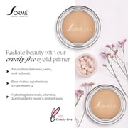 Sorme Cosmetics PRO Eyeshadow, All In One Eye Primer for Smooth and Crease-Resistant Eye Makeup, Waterproof and Long Lasting, Nude Translucent Shade, More Vibrant Makeup Color
