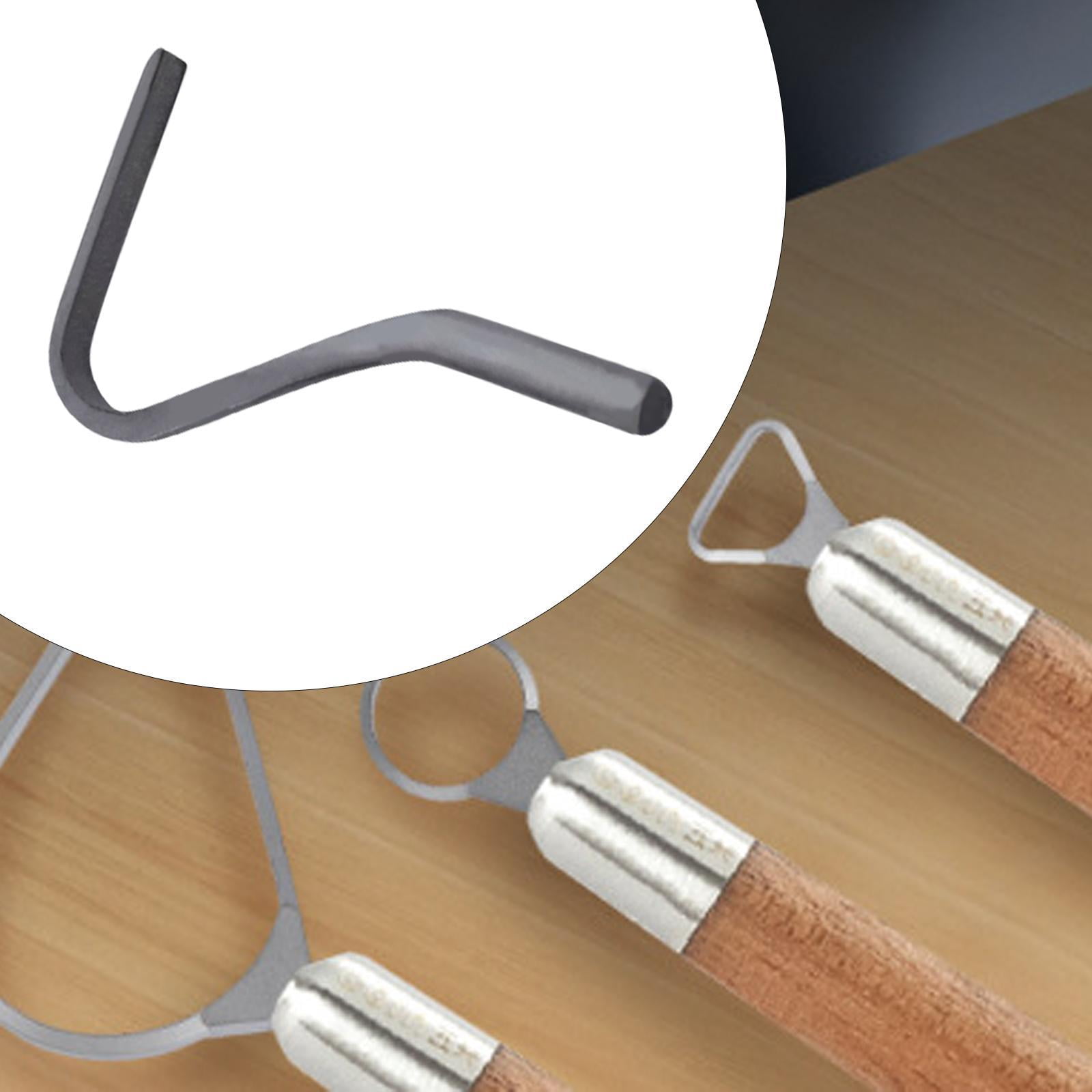 Yunhgft 2Pcs Clay Sculpting Tools, Pottery Body Scraping Tool, Short Handle, Easy to Use Style B