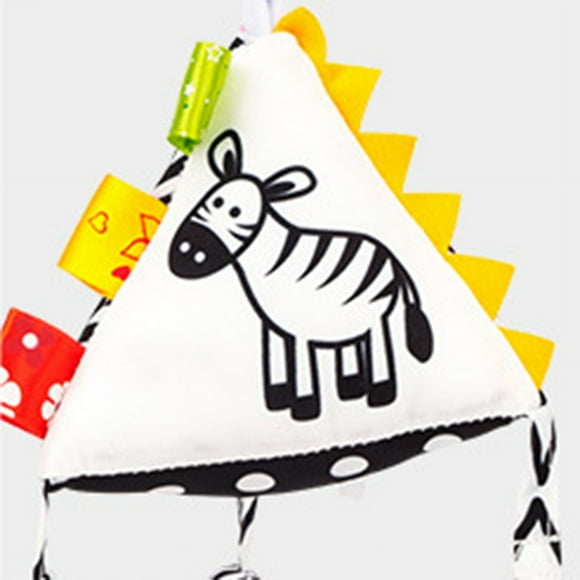 Cochecito de juguete BuyWeek blanco y negro para bebé