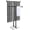 Black, variant on 40" Standing Towel Rack with Weighted Marble Base, Width Adjustable & Taller Bathroom Towel Rack Stand, 2-Tier Towel Racks for Bathroom, Multiple Spaces Stainless Steel Brushed Finish
