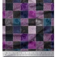 thumbnail image 1 of Soimoi Polyester Crepe Fabric Flower Artistic Printed Fabric 1 Yard 52 Inch Wide, 1 of 3
