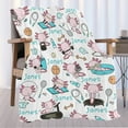 thumbnail image 2 of Christmas Axolotl Throw Blanket,Christmas Axolotl Blanket Gifts, Ultra Soft Lightweight Flannel Blankets Warm Fuzzy Cozy Plush Blankets for Couch Sofa Bed Living Room,Queen Size-60"x80", 2 of 7
