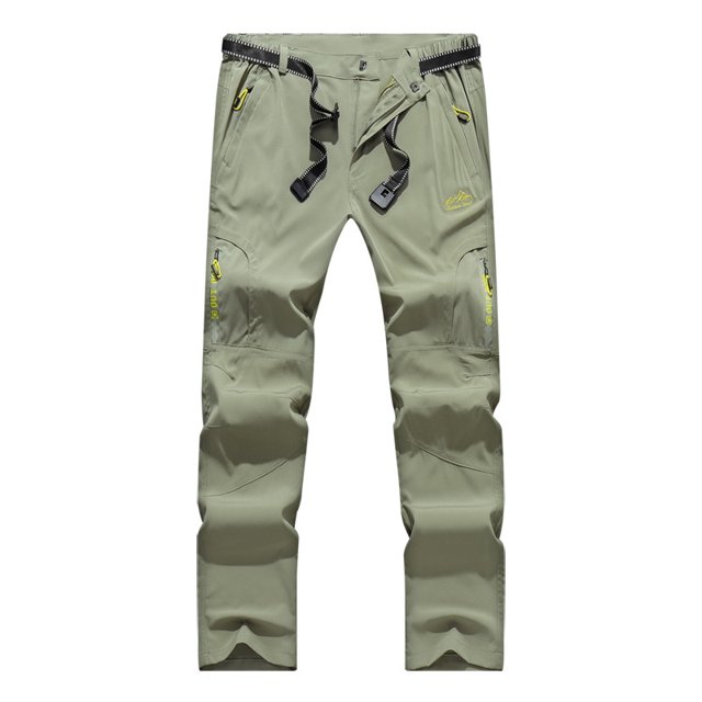 Pantalones de secado rápido para hombre, pantalones de senderismo casuales sueltos de talla grande, moda de negocios para jóvenes, pantalones resistentes al desgaste, impermeables, de secado rápido,