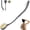 gray, variant on BTideas Long Handle Retractable Bath Brush,25.7'' Anti Slip Back Scrubber for Shower for Adult,Black