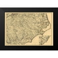 thumbnail image 2 of Lindenkohl 14x11 Black Modern Framed Museum Art Print Titled - North Carolina - Lindenkohl 1865, 2 of 5