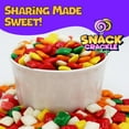 thumbnail image 6 of Snack Crackle Shop Chiclet Gum Assorted Fruit Flavor Bulk Bag Candy for Kids, 5 Pounds, 6 of 6