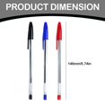 thumbnail image 3 of 1 Pack,Ballpoint Pen, Medium Point, 1.0 mm, Black Ink, Smooth Ballpoint Pen, Journaling Fine Point Pens,Assorted Colors Ballpoint Pens Set Multi-Color Pens,Multicolor Ballpoint Pen(Black), 3 of 9