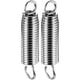 thumbnail image 1 of GOOHOCHY 2 resortes de pedal de tambor de acero inoxidable para instrumentos de percusión (plateados), 1 of 7