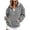 Grey, variant on felwors Women Leopard Print Hoodie Half Zip Up Fleece Oversized Y2K Camo Sweatshirt Clothes Winter Outfits Grey for Size M