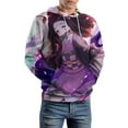 thumbnail image 6 of Nezuko Kamado Adult Sweater Pullover Hoodie 3D Printed Loose Hooded Long Sleeved Jackets Tops, 6 of 8