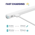 thumbnail image 2 of Tinymoose Pencil Pro - Stylus Pen for iPad (2018–2026), USB-C Fast Charging with Tilt Sensitivity, Compatible with iPad 11/10/9/8/7/6, Air, Mini & Pro - White, 2 of 10