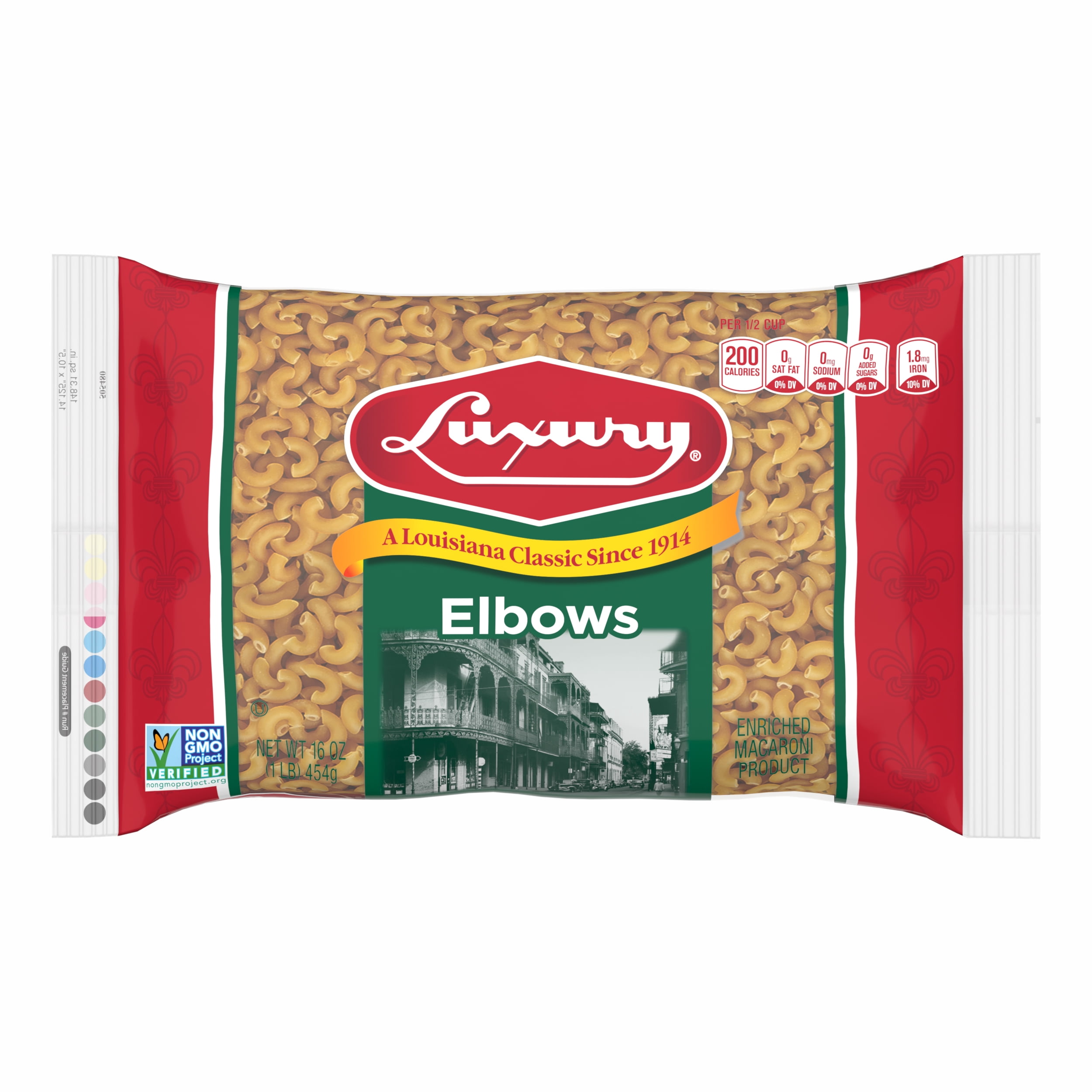 (6 pack) Luxury Elbow Macaroni Pasta, 24-Pack (16 oz Each) – Pasta for Mac & Cheese, Soups & Salads