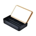 thumbnail image 2 of Organizador de almacenamiento de joyas Strade Fareast Limited estuche de relojes a prueba de polvo Negro, 2 of 8