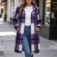 thumbnail image 4 of Tqcoqu Women's Zip Up Hoodies,Oversized Long Fleece Hooded Sweatshirts,Casual Jacket Coat with Pockets,Soft Comfy Full Zipper Trendy Hoodie for Fall Winter, 4 of 9