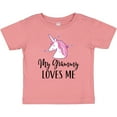 thumbnail image 3 of Inktastic Grammy Loves Me Unicorn Girls Girls Baby T-Shirt, 3 of 5