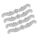 thumbnail image 1 of 4 Pieces Shiny Rhines Pictur Corner Wedding Phot Corner Protector Supplies 29x5cm, 1 of 9